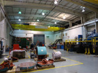 Motor shop assembly bay